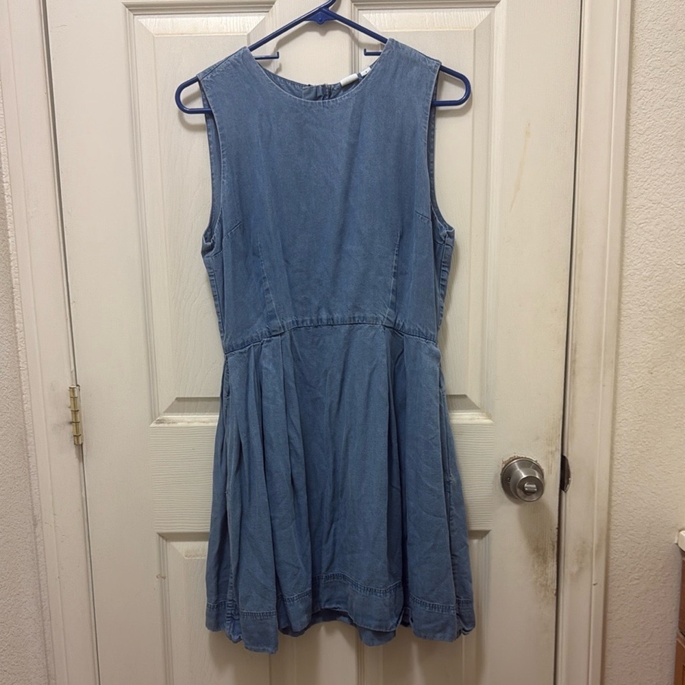 GAP Light Blue Denim Dress